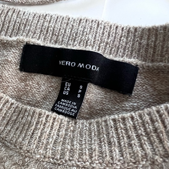 VERO MODA VMDOFFY Short Knitted Boat Neck  Knee Length DRESS Size S - Picture 10 of 14